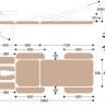 Массажный стол c двумя электроприводами X203P в Екатеринбурге