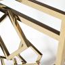 GY-CRT8164GOLD Стол-тележка сервировочн ст.прозр/золото 80*40*83 в Екатеринбурге