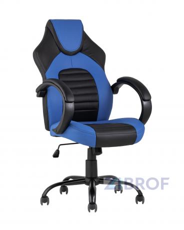 компьютерное TopChairs Racer Midi черно-синее геймерское в Екатеринбурге