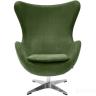Кресло EGG STYLE CHAIR зеленый, искусственная замша в Екатеринбурге