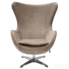 Кресло EGG STYLE CHAIR латте, искусственная замша