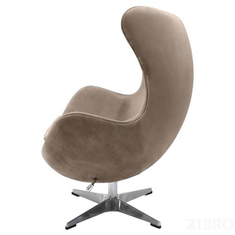 Кресло EGG STYLE CHAIR латте, искусственная замша в Екатеринбурге
