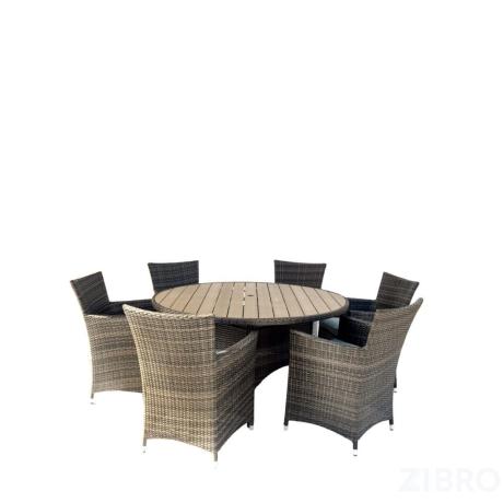 Комплект мебели из иск. ротанга AFM-190 Brown/Light 6Pcs в Екатеринбурге