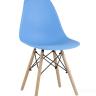 Стул Eames DSW голубой, литой полипропилен, стальной каркас, массив бука, 4 шт. в Екатеринбурге