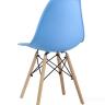 Стул Eames DSW голубой, литой полипропилен, стальной каркас, массив бука, 4 шт. в Екатеринбурге