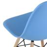 Стул Eames DSW голубой, литой полипропилен, стальной каркас, массив бука, 4 шт. в Екатеринбурге