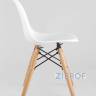 Комплект детский Eames стол и 3 стула белые в Екатеринбурге