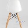 Комплект детский Eames стол и 3 стула белые в Екатеринбурге