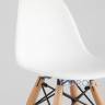 Комплект детский Eames стол и 3 стула белые в Екатеринбурге