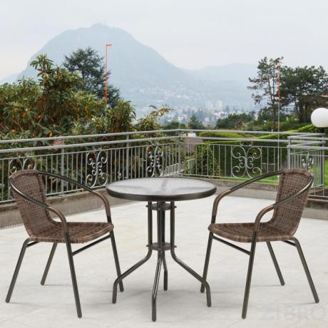 Комплект мебели Асоль-7 TLH-037B/TLH-060 brown-2pcs в Екатеринбурге